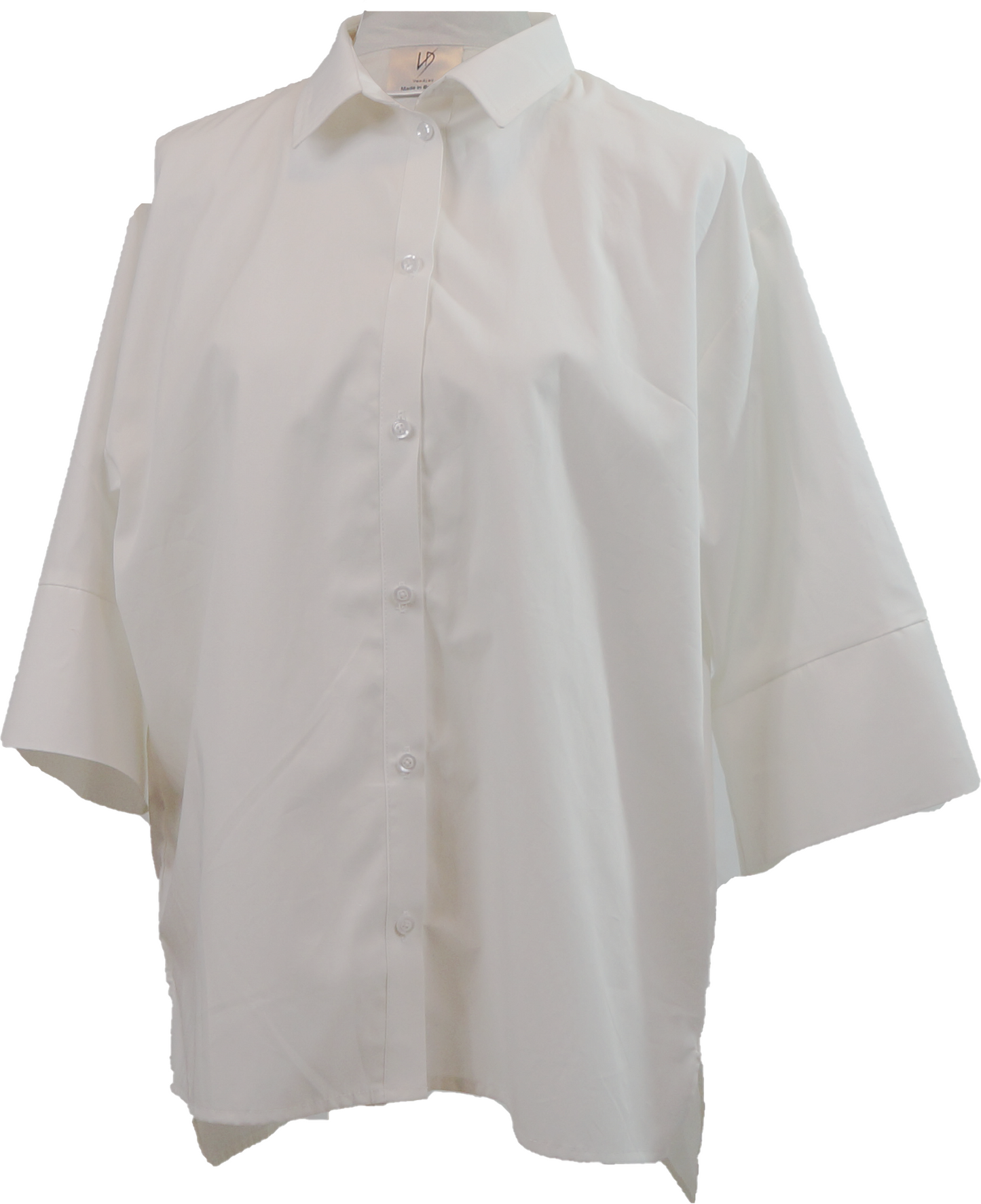 Vesdier oversized wide sleeves shirt (100% cotton/short sleeves)